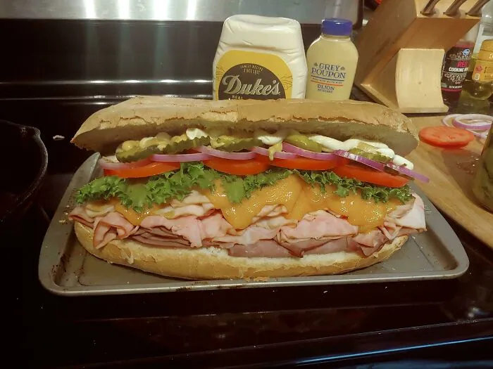 As A Chef, I Usually Don't Care To Cook On My Off Time, So The Thanksgiving Dagwood Has Become A Yearly Tradition For Myself, Accompanied By Watching Football In My Underwear By Myself