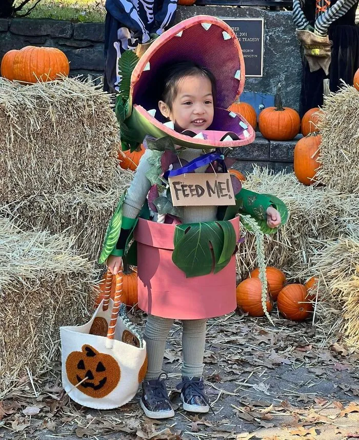 Homemade Piranha Plant Costume