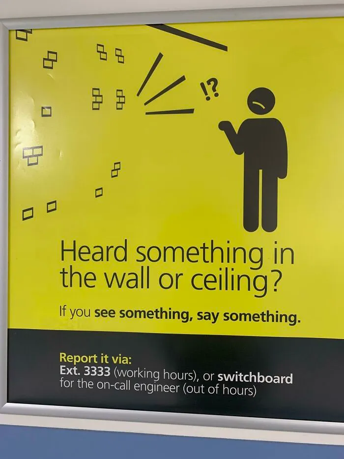 This Sign At My Local Hospital