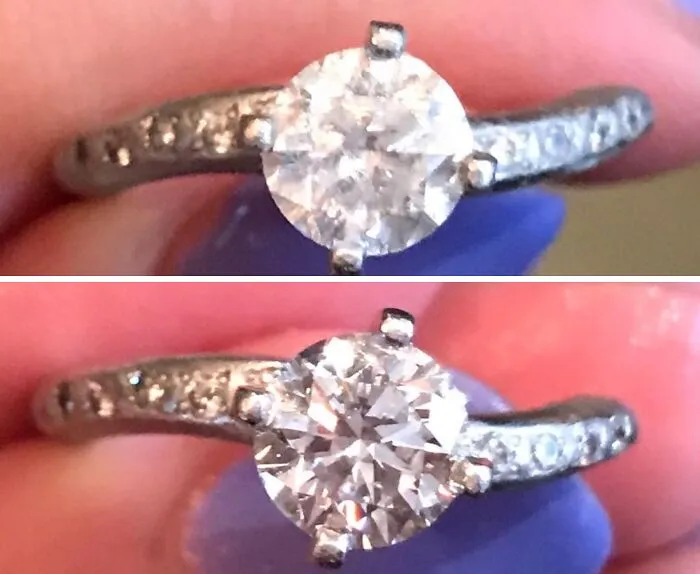 An Affordable Jewelry Cleaner For Anyone Who Wants To Make Their Rings And Earrings As Sparkly And Clean As Their Home Is!