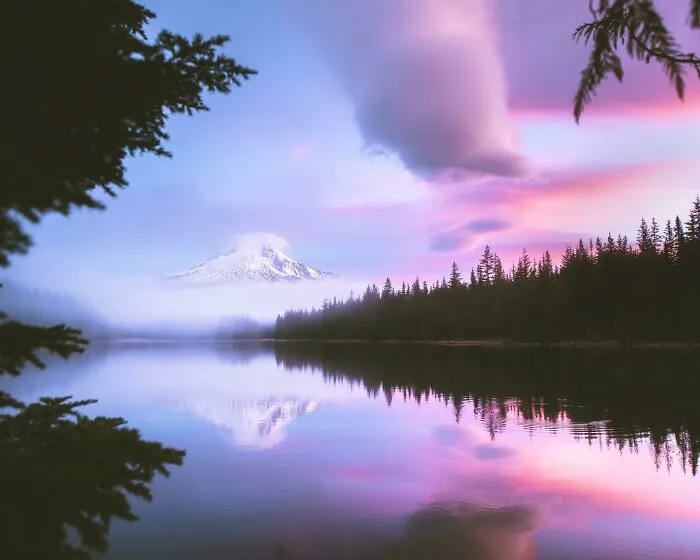 Quite Possibly The Most Beautiful Morning Of My Life. Mount Hood, Oregon