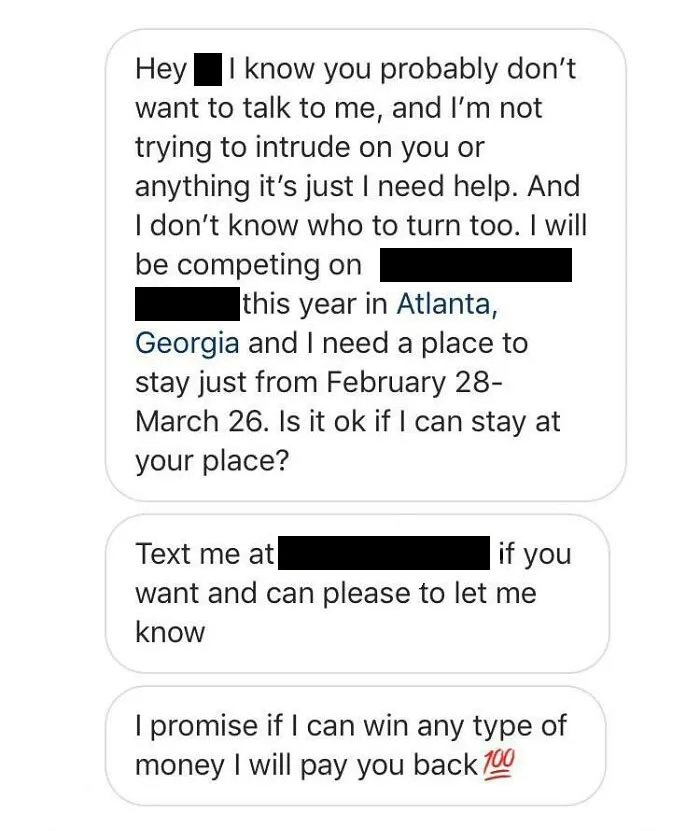 Went On A Date. Said I Was Looking For Something More Serious, No Hookups, And He Left Immediately. A Couple Months Later And I Get This Message