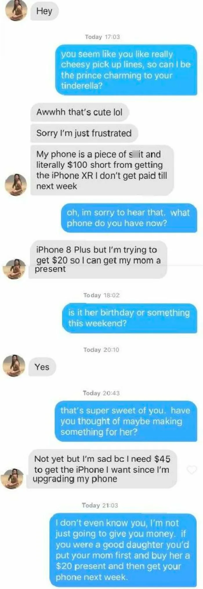 First One I’ve Run Into On Tinder