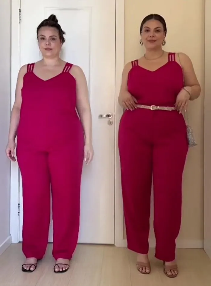 Woman Goes Viral On Facebook After Showing How To Style Your Clothes When You're Plus-Size (30 Outfits)