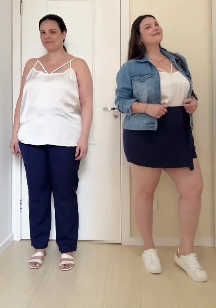 Woman Goes Viral On Facebook After Showing How To Style Your Clothes When You're Plus-Size (30 Outfits)