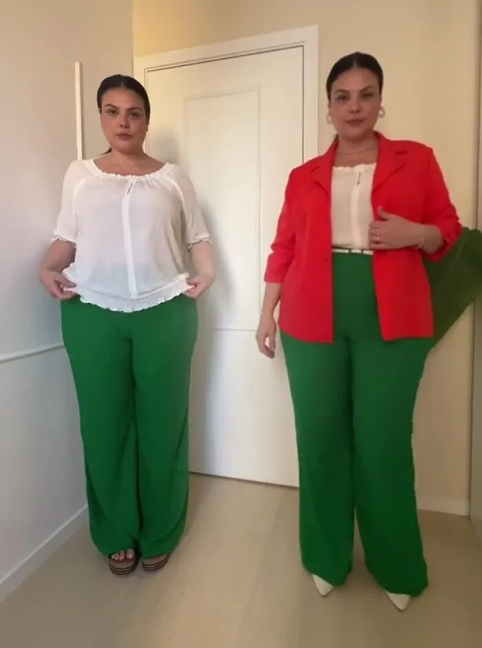 Woman Goes Viral On Facebook After Showing How To Style Your Clothes When You're Plus-Size (30 Outfits)