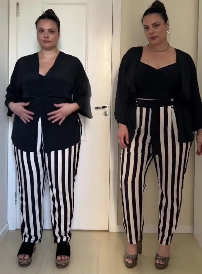 Woman Goes Viral On Facebook After Showing How To Style Your Clothes When You're Plus-Size (30 Outfits)
