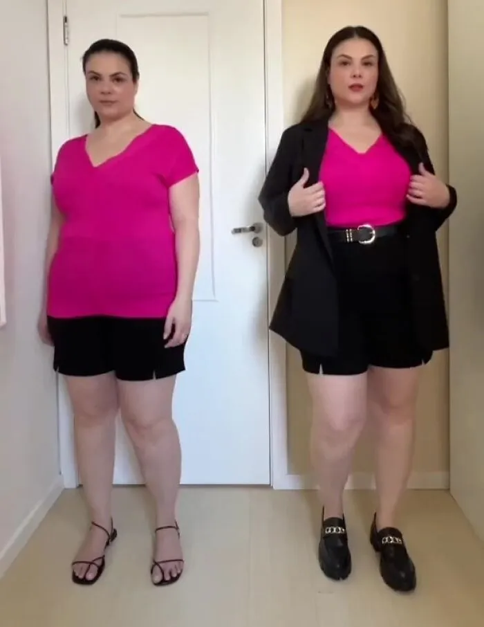 Woman Goes Viral On Facebook After Showing How To Style Your Clothes When You're Plus-Size (30 Outfits)