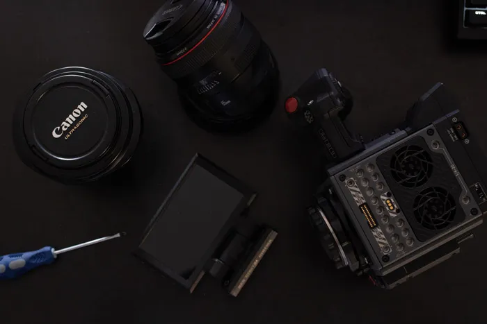 Black Canon camera