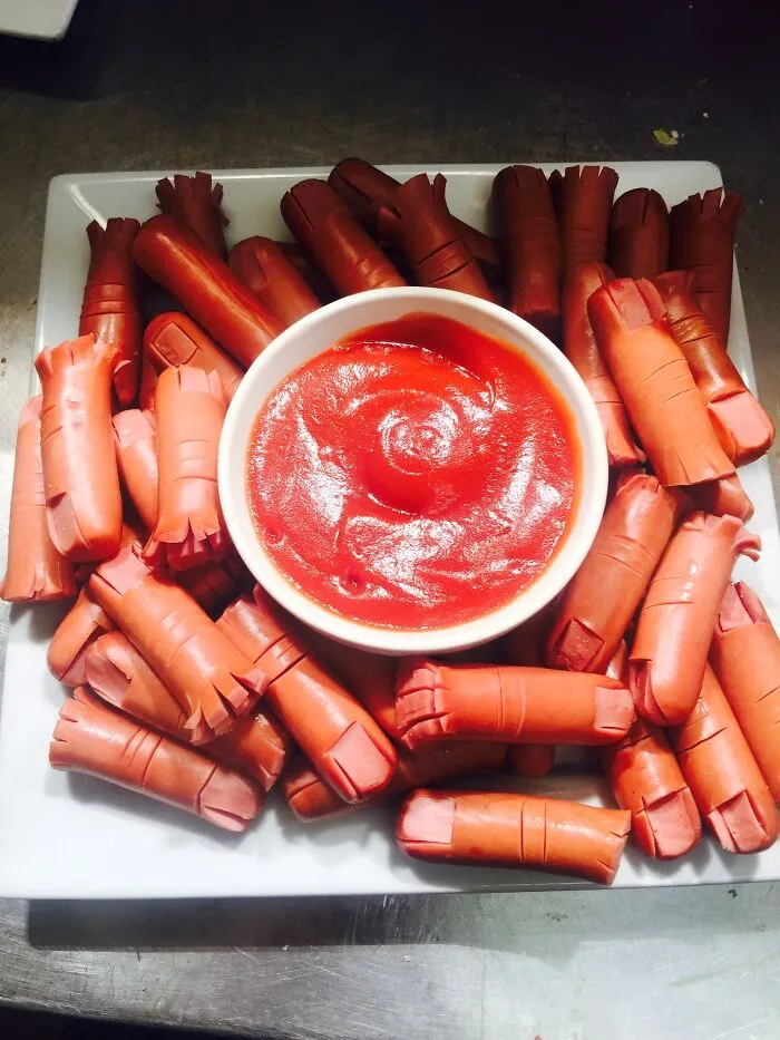 Halloween Sausage Fingers