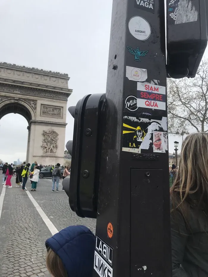 This Really Cool Traffic Light I Saw In France. Shame About The Background Though, I Need To Find A Way To Edit It Out