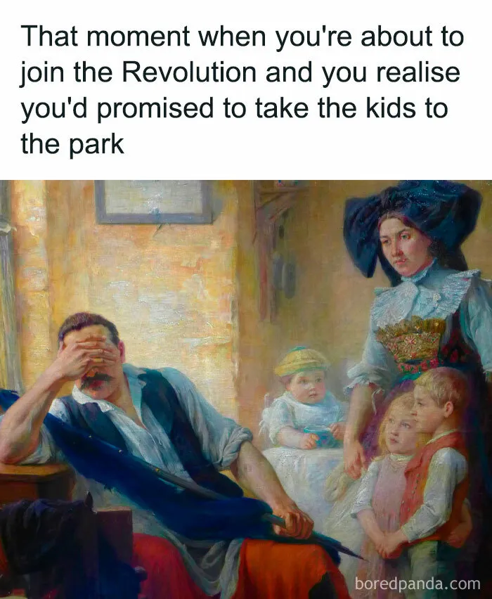 48 Hilarious Paintings From The “Ancient Memez” Instagram Account