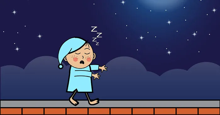 6. We Can Sleep With Our Eyes Open. This Is Called Sleepwalking. It Is A Type Of Sleep Disorder That Causes People To Walk Or Perform Other Activities While They Are Asleep