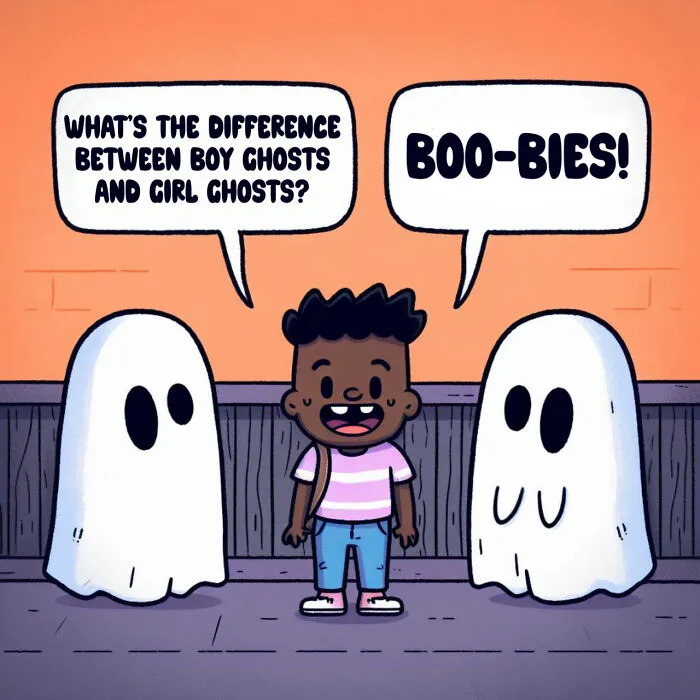 I Created 13 Cartoons Featuring Bad Halloween Jokes