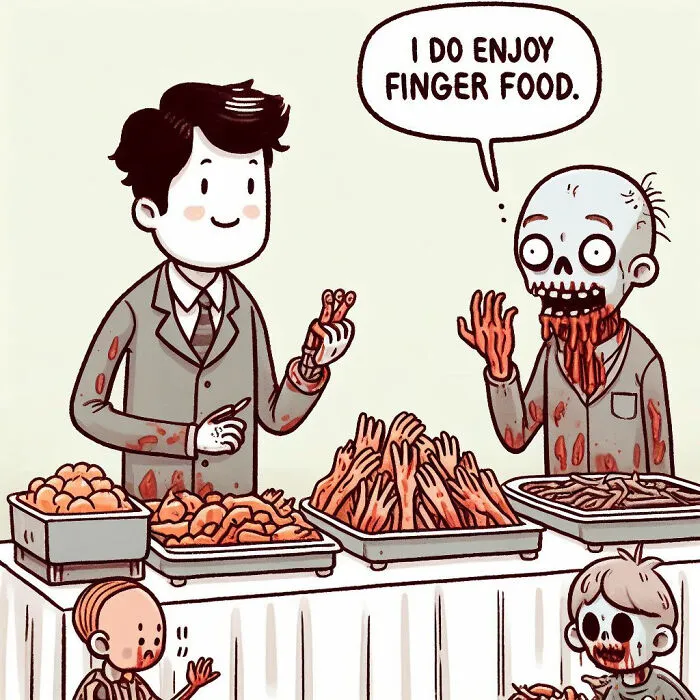 I Created 13 Cartoons Featuring Bad Halloween Jokes
