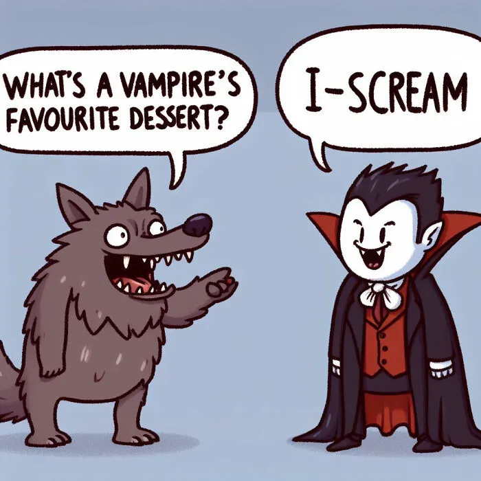 I Created 13 Cartoons Featuring Bad Halloween Jokes