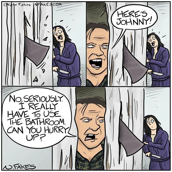 This Comics Artist Makes People Laugh With Single-Panel Jokes, And Here's The Halloween Edition (50 Pics)