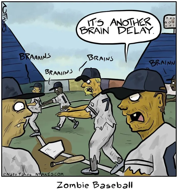 This Comics Artist Makes People Laugh With Single-Panel Jokes, And Here's The Halloween Edition (50 Pics)