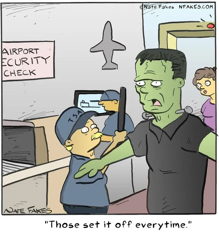 This Comics Artist Makes People Laugh With Single-Panel Jokes, And Here's The Halloween Edition (50 Pics)