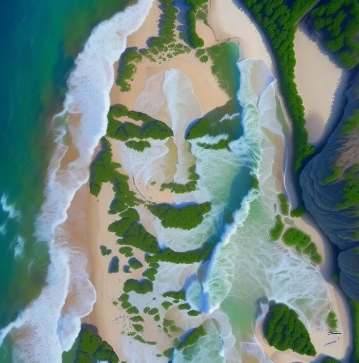 A Calm And Peaceful Beach, But It Reminds Me Of The Queen Of Pop, Madonna