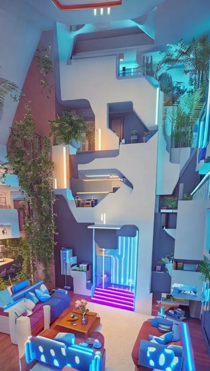 A House With The Face Of Mick Jagger
