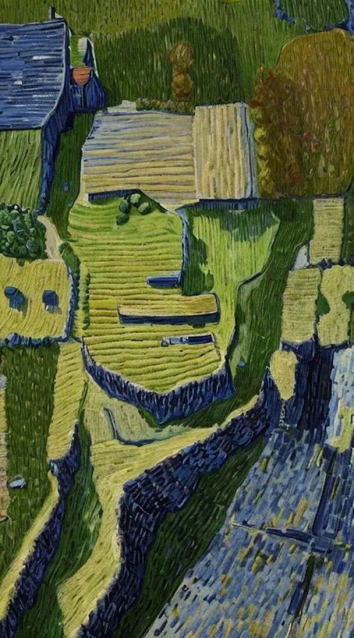 A "Super" Village Seen From Above