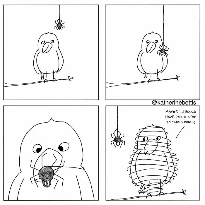I Create Funny Comics About Urban Birds And Other Critters With Unexpected Endings (28 Pics)