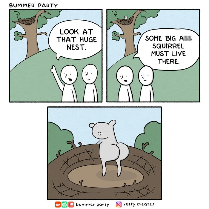 I Draw Humorous Comics With Silly Endings, And Here Are 30 Of The Best Of Them From This Year Thus Far