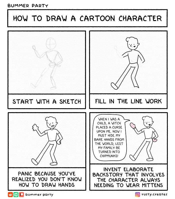 I Draw Humorous Comics With Silly Endings, And Here Are 30 Of The Best Of Them From This Year Thus Far
