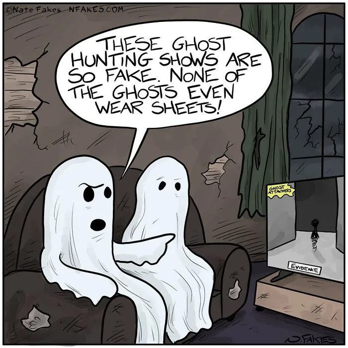 This Comics Artist Makes People Laugh With Single-Panel Jokes, And Here's The Halloween Edition (50 Pics)