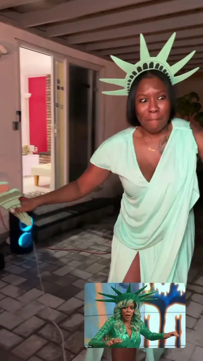 Wendy Williams, Dressed As Statue Of Liberty
