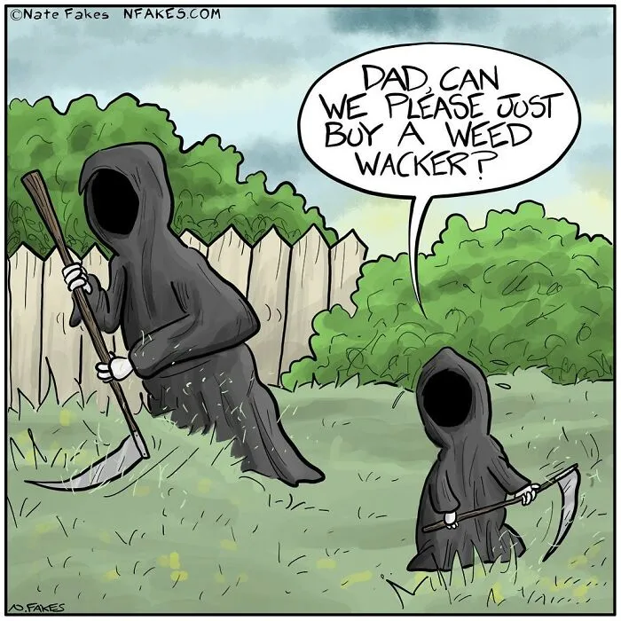 This Comics Artist Makes People Laugh With Single-Panel Jokes, And Here's The Halloween Edition (50 Pics)