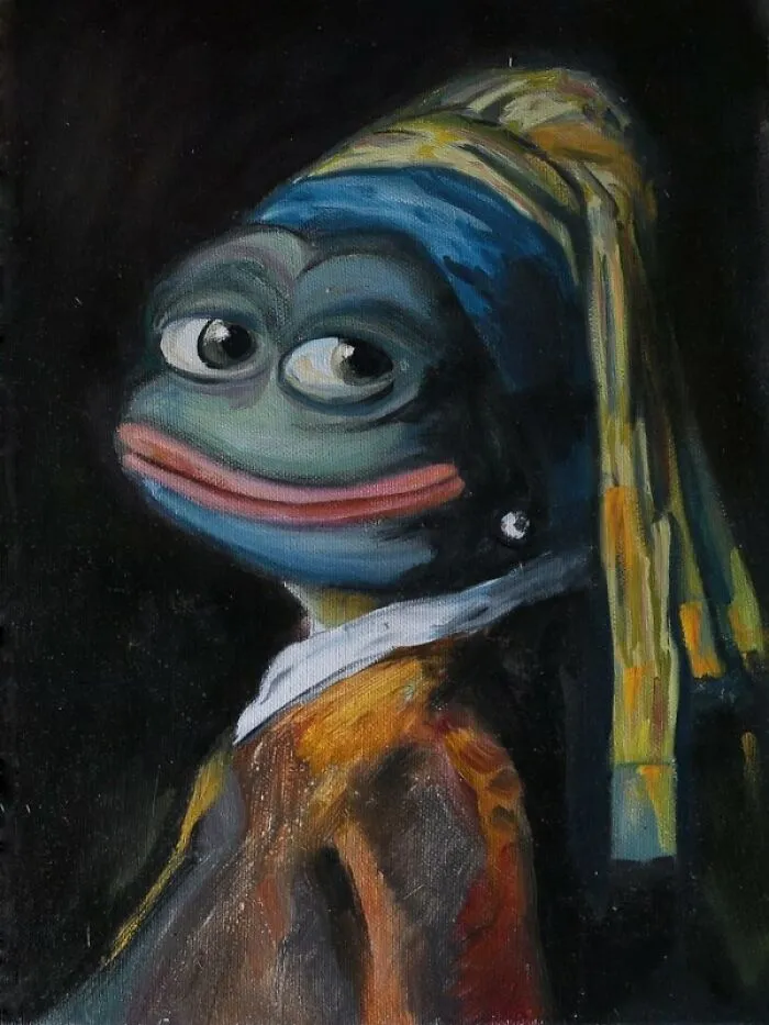 40 Renowned Art Pieces Replicated By This Artist But With Pepe The Frog As The Face