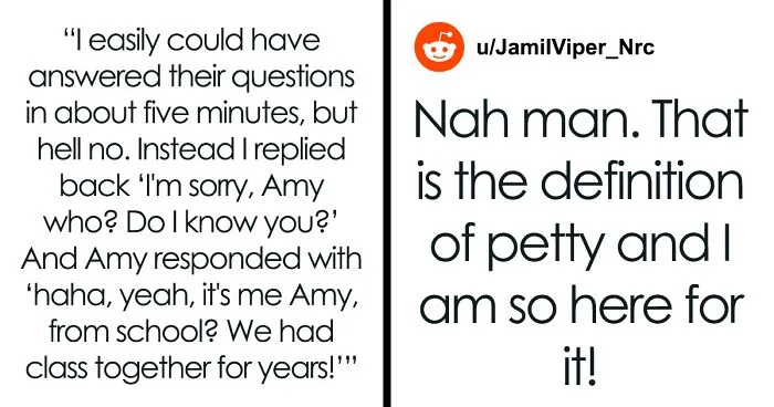 Bully Receives Revenge Years After Graduation When Victim Throws Facts About Their Deeds Back In Their Face