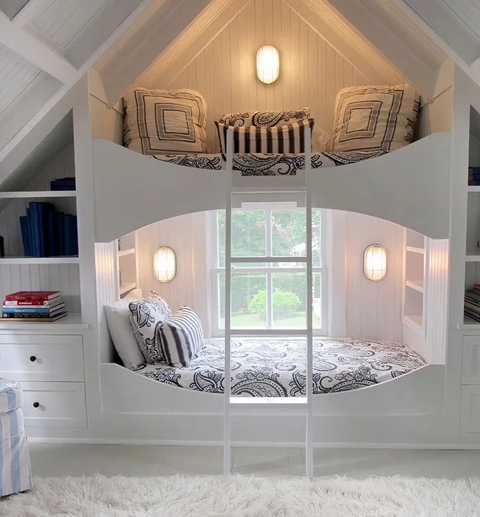 Bunked Window Seat For Master Bedroom