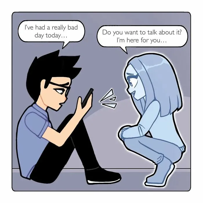 30 Long-Distance Relationship Moments That This Couple Shares, Illustrated By This Artist