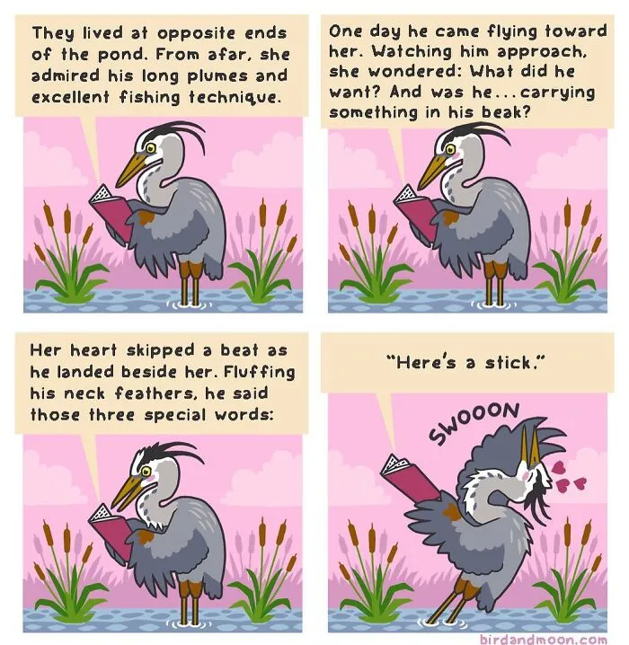 This Artist Brings Laughter To Bird And Nature Lovers With Humorous Comics (30 Pics)