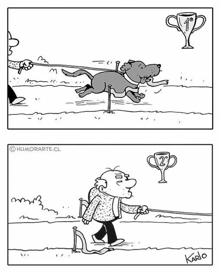 Este dibujante chileno hace divertidos cómics sin usar ni una palabra (40 viñetas nuevas)