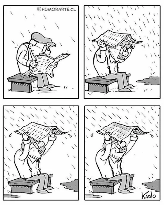 Este dibujante chileno hace divertidos cómics sin usar ni una palabra (40 viñetas nuevas)