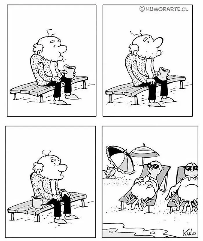 Este dibujante chileno hace divertidos cómics sin usar ni una palabra (40 viñetas nuevas)