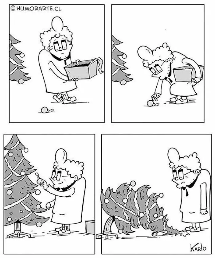 Este dibujante chileno hace divertidos cómics sin usar ni una palabra (40 viñetas nuevas)
