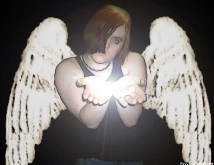 My Husband’s High School Goth/Emo/Photoshop Phase Is An Untapped Goldmine