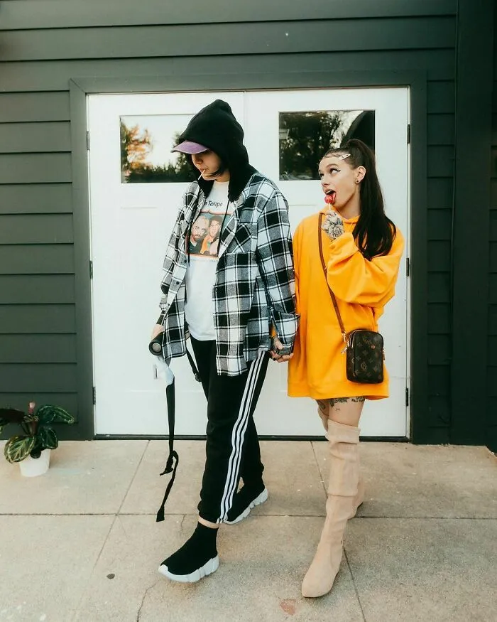 Julien Baker And Lucy Dacus As Ariana Grande And Pete Davidson
