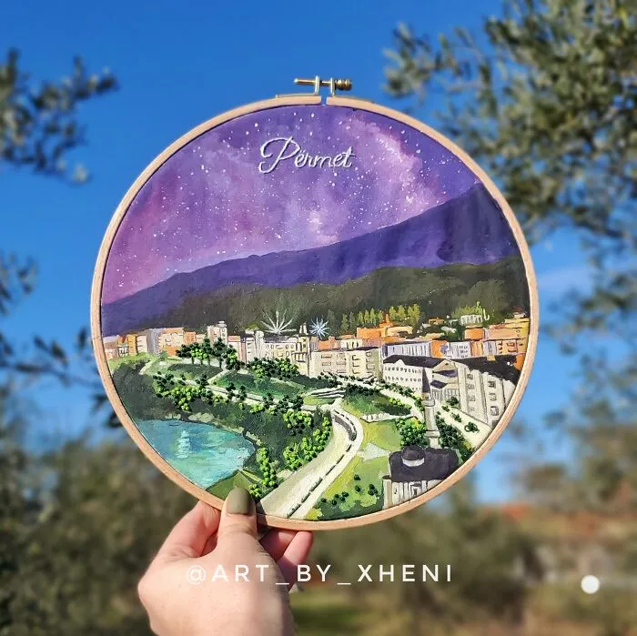 I Am An Embroidery Artist Who Captures Entire Landscapes And People's Portraits In My Artworks (25 Pics)