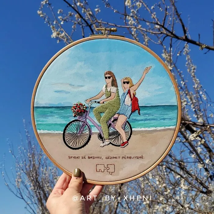 I Am An Embroidery Artist Who Captures Entire Landscapes And People's Portraits In My Artworks (25 Pics)