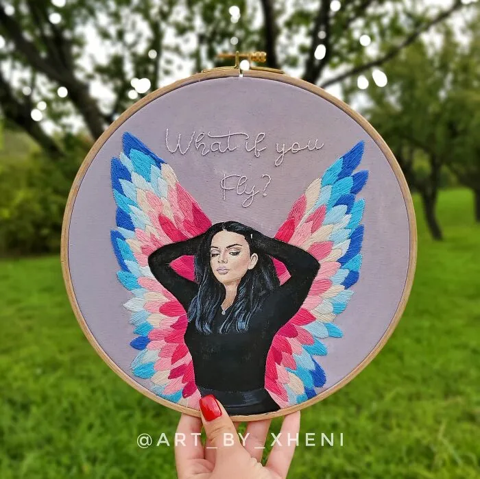 I Am An Embroidery Artist Who Captures Entire Landscapes And People's Portraits In My Artworks (25 Pics)