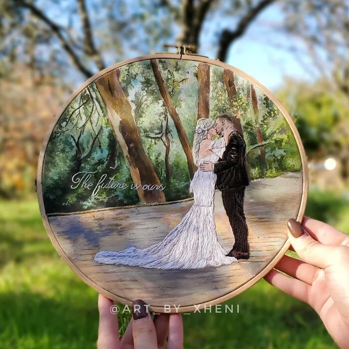 I Am An Embroidery Artist Who Captures Entire Landscapes And People's Portraits In My Artworks (25 Pics)
