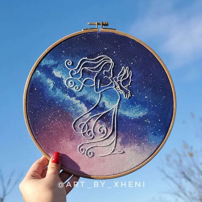 I Am An Embroidery Artist Who Captures Entire Landscapes And People's Portraits In My Artworks (25 Pics)