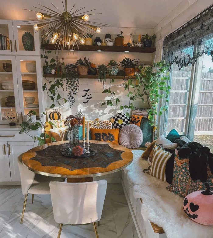 Kitchen Nook Ready For Halloween