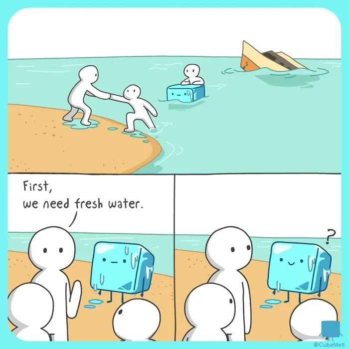 30 Of The Newest Comics This Artist Made About The Struggles Of An Ice Cube
